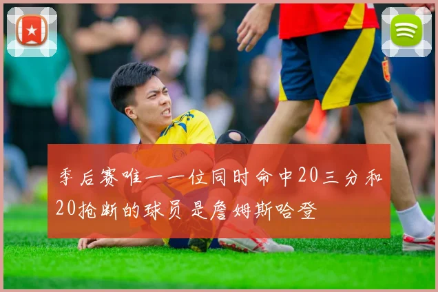 季后赛唯一一位同时命中20三分和20抢断的球员是詹姆斯哈登