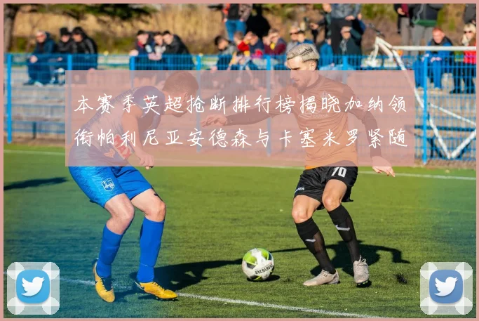 本赛季英超抢断排行榜揭晓加纳领衔帕利尼亚安德森与卡塞米罗紧随其后